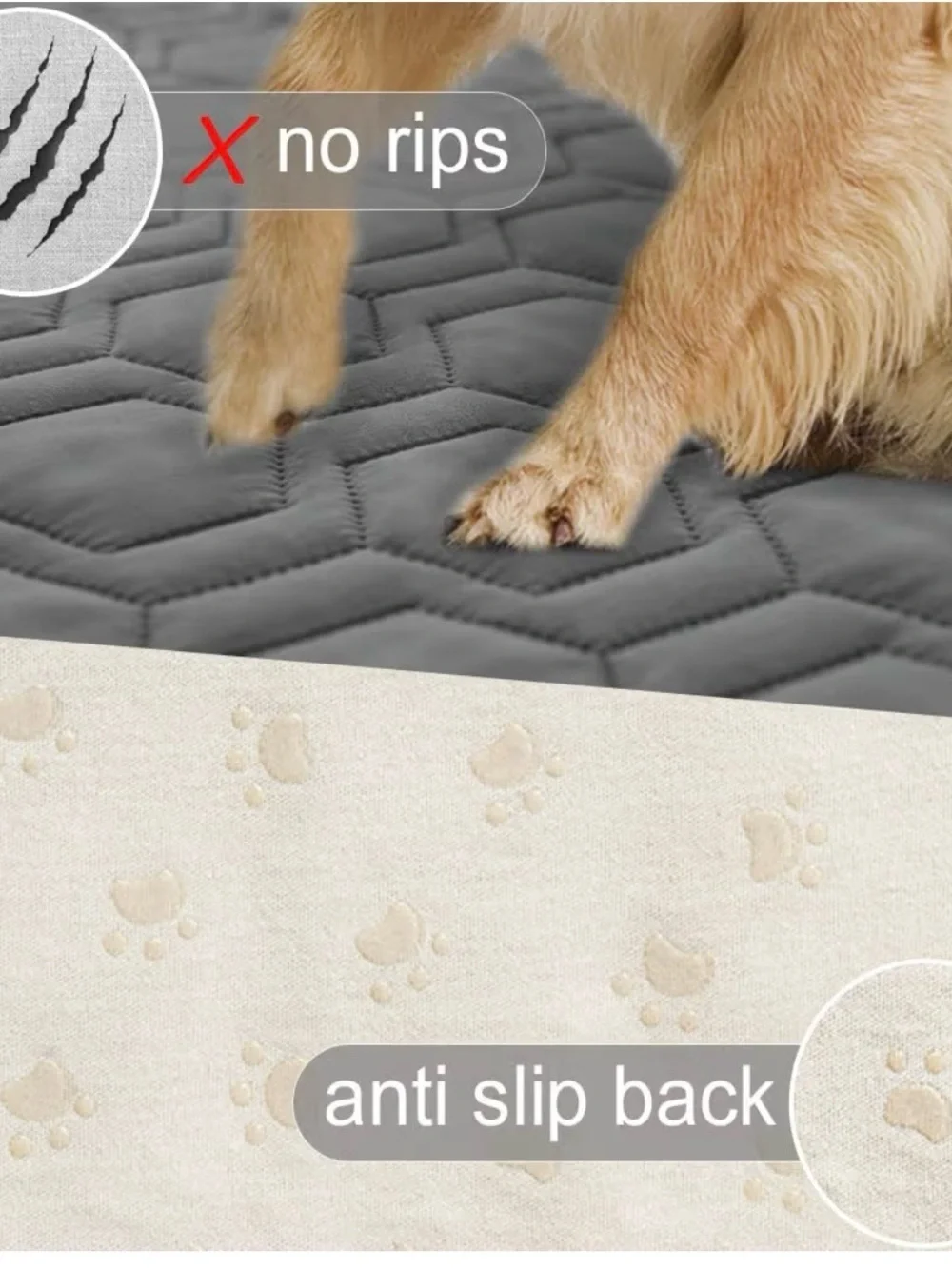 Waterproof & Non Slip Pet Furniture Cover Set of 2. - Picture 3 of 3